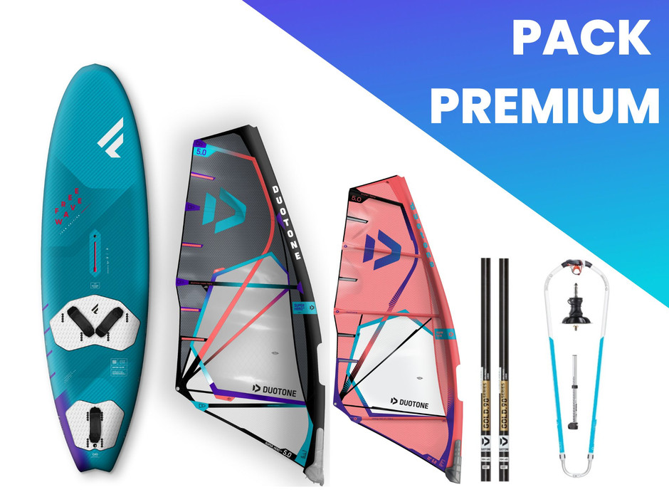 Lloguer de material de windsurf amb Activans Pack Premium