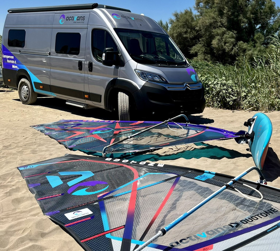 Voyage Windsurf avec Activans Camping-cars en Espagne