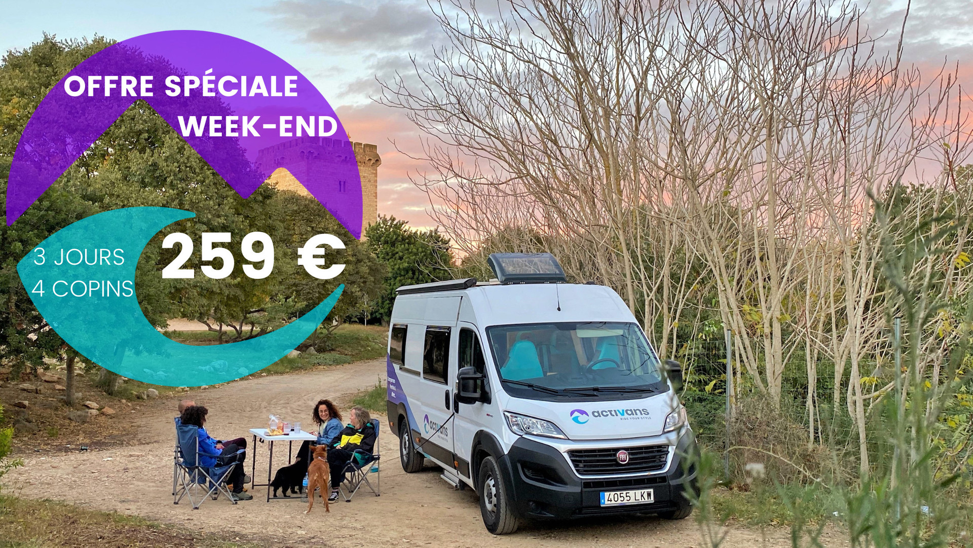 Location camping car offre spéciale week-end