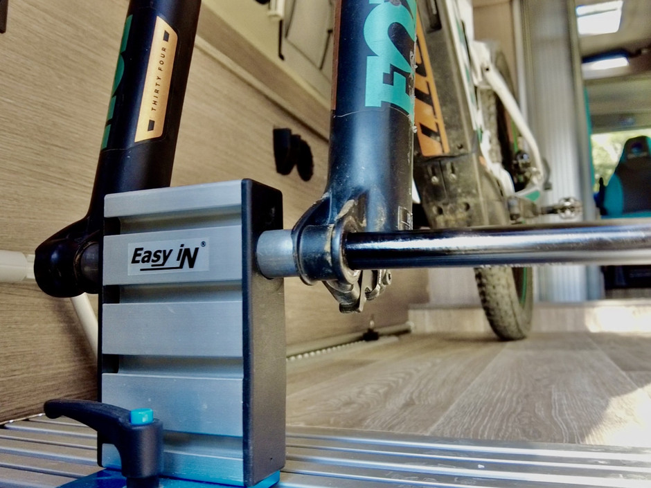 Easy In Bike Rack included in motorhome rental Easy In Bike Rack included in motorhome rental