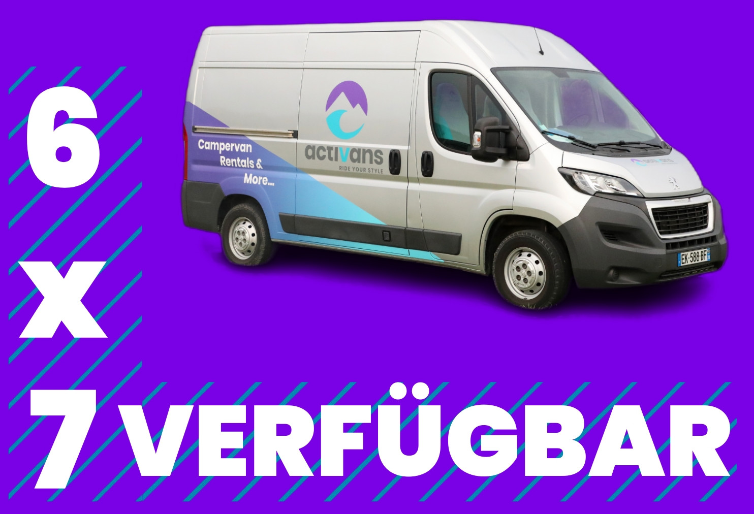 6x7 Camper-Mietangebot Surf Explorer in Spanien | Activans 6x7 Camper-Mietangebot für den Surf Explorer in Spanien mit Activans
