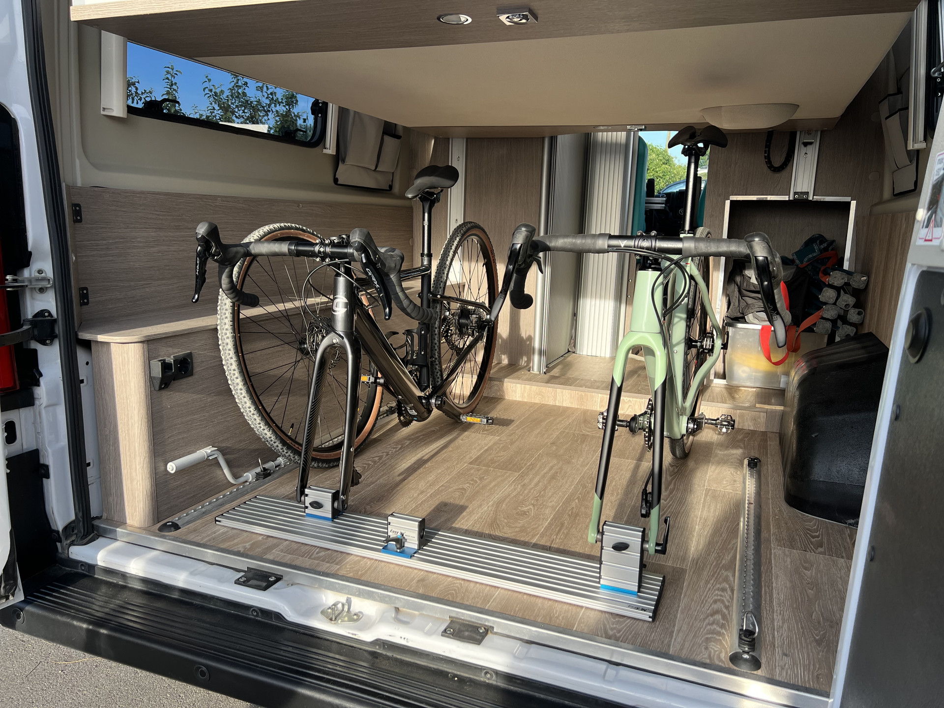 Plenty of space for your bikes 