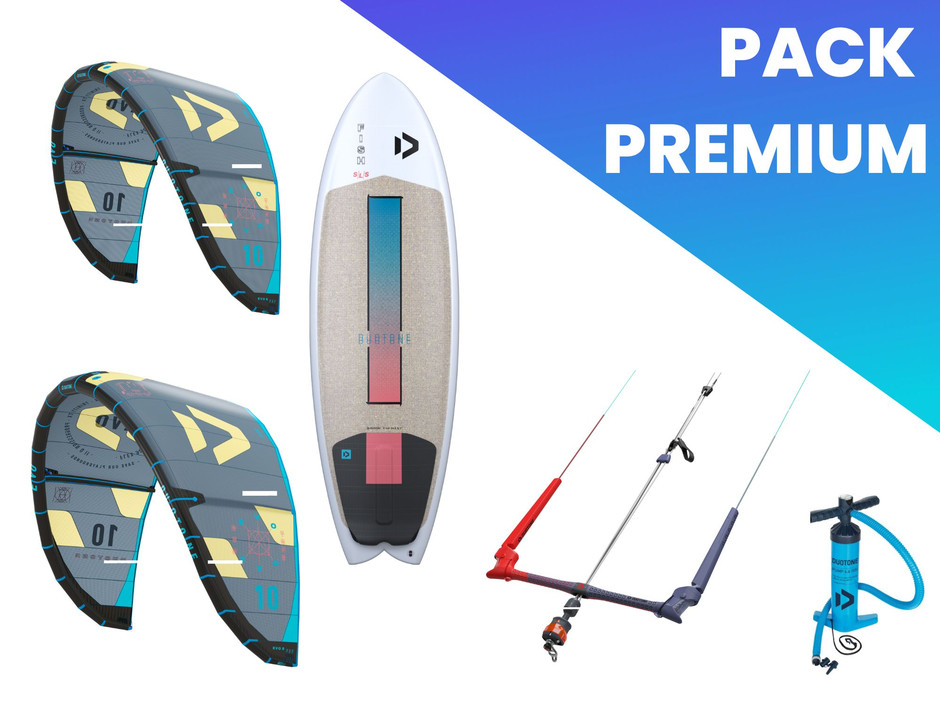 Alquiler del Pack Premium de kitesurf de la marca Duotone con Activans