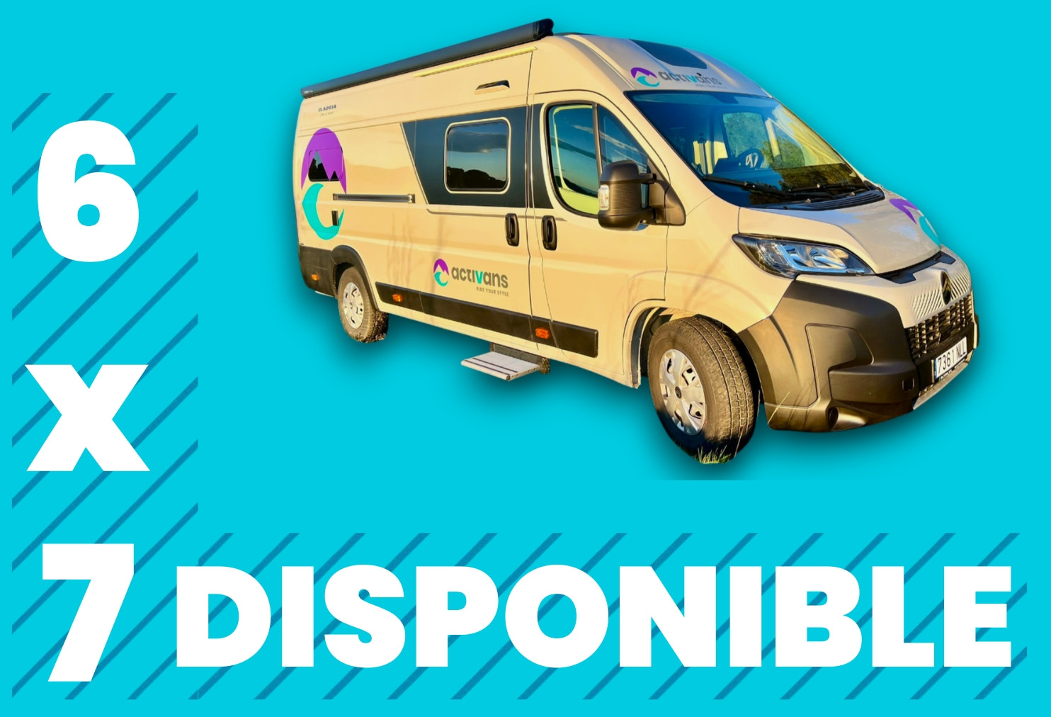 Oferta 6x7 Alquiler Autocaravana Adria Twin 640 SGX en España | Activans Oferta 6x7 para alquilar la autocaravana Adria Twin 640 SGX en España con Activans