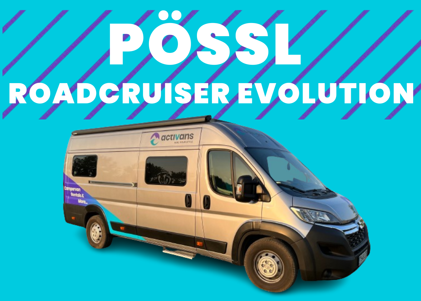 Pössl Roadcruiser Evolution – Weekend Campervan Hire in Spain Surf Explorer – Weekend Campervan Hire in Spain