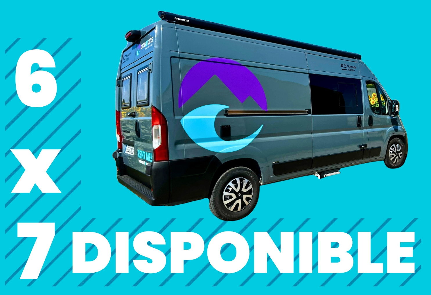 Oferta 6x7 de Lloguer d’Autocaravana Nomade Nation Neo a Girona | Activans Oferta 6x7 per llogar l’autocaravana Nomade Nation Neo a Girona amb Activans
