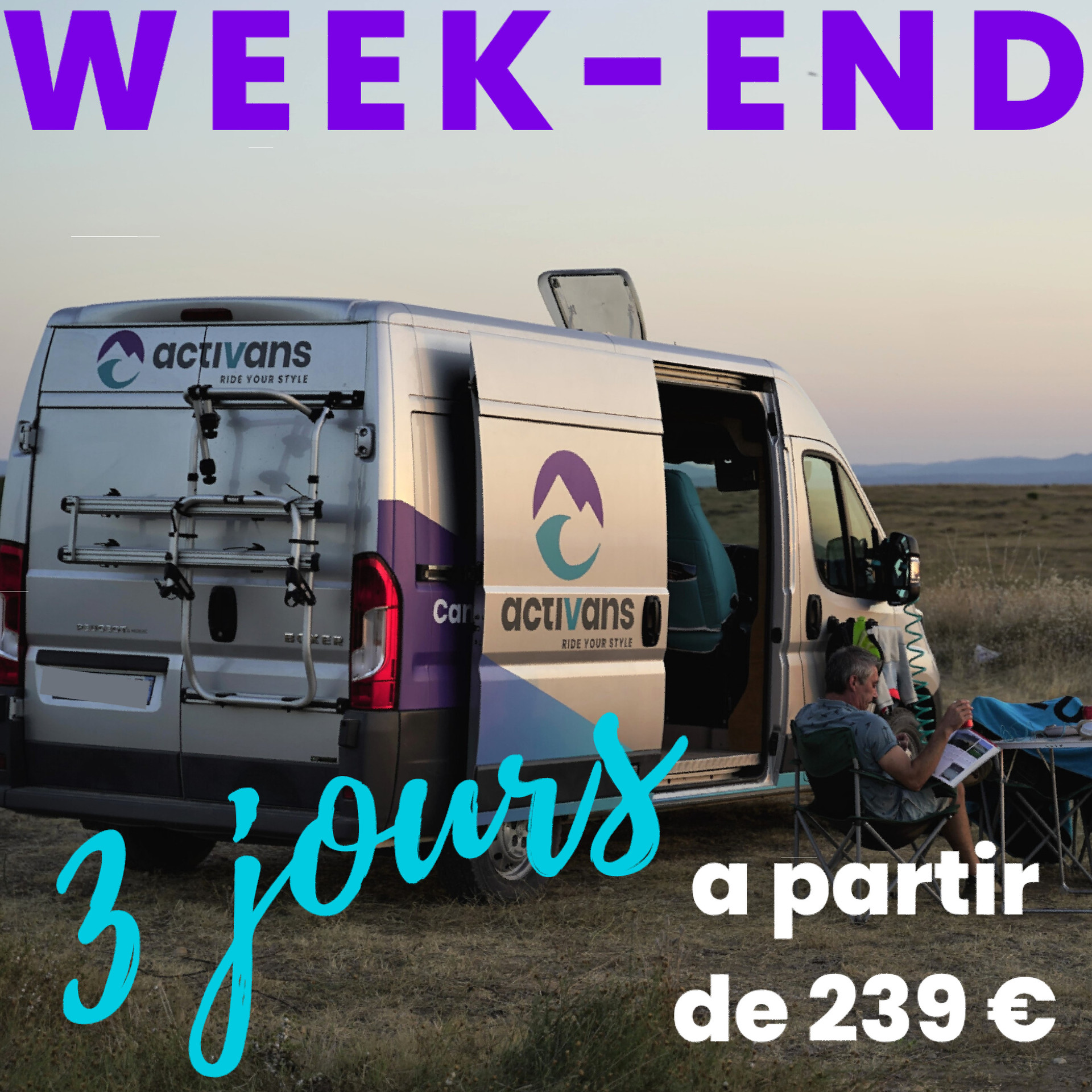 Location camping-car offre weekend Activans Espagne